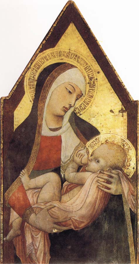 Ambrogio Lorenzetti Nursing Madonna